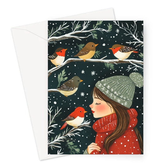 Garden Friends Christmas Card
