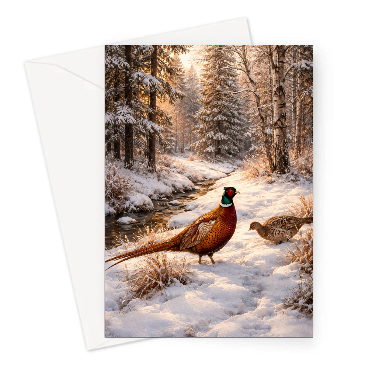 Pheasant Tales Christmas Card
