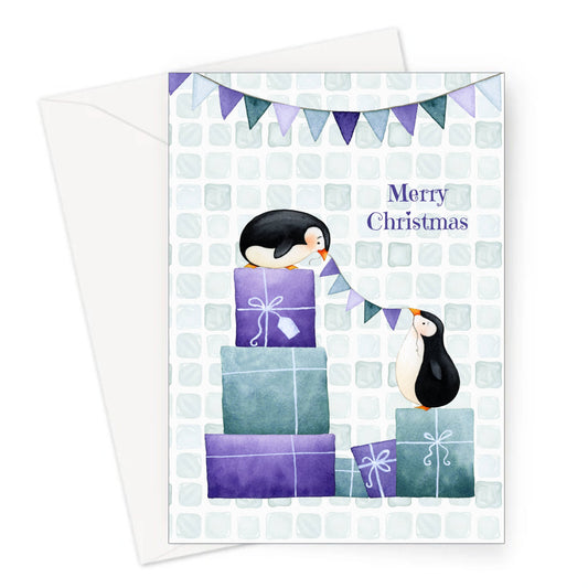 Penguin Pals Christmas Card