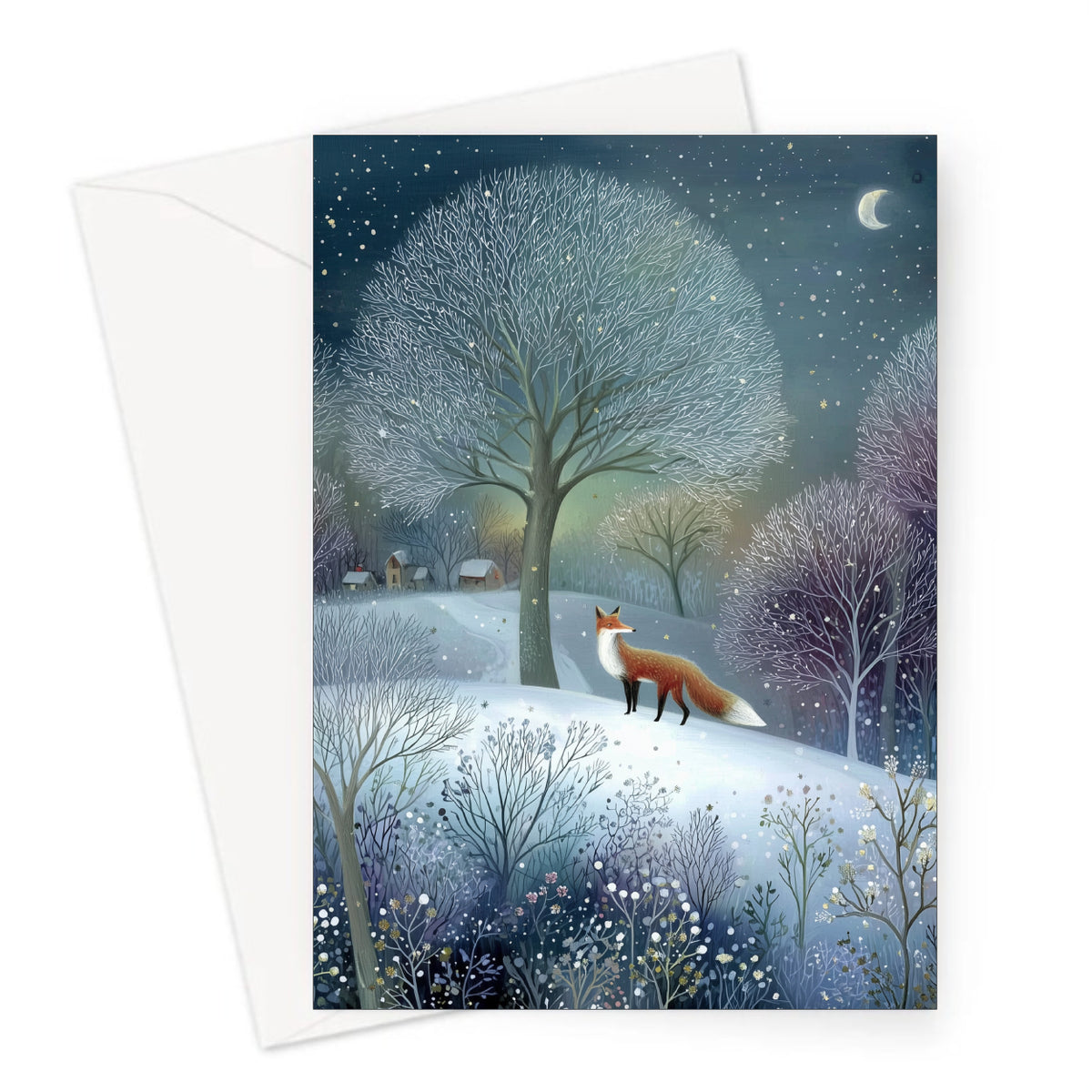 Frosty Fox Christmas Card