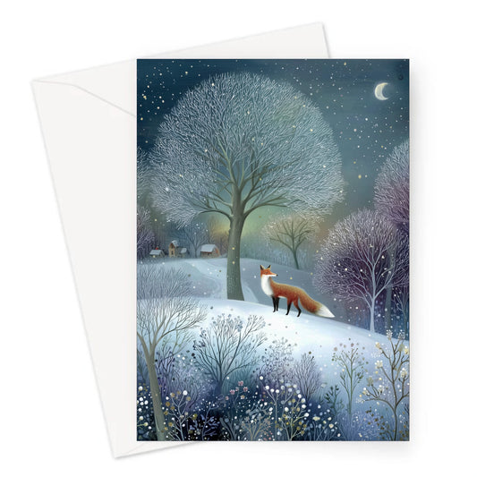 Frosty Fox Christmas Card