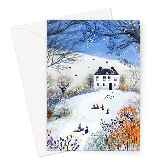 Snow Fun Christmas Card
