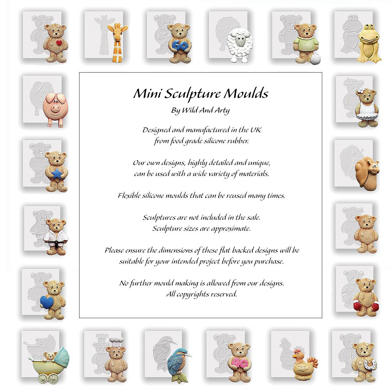 Giraffe Silicone Mould - Food Safe