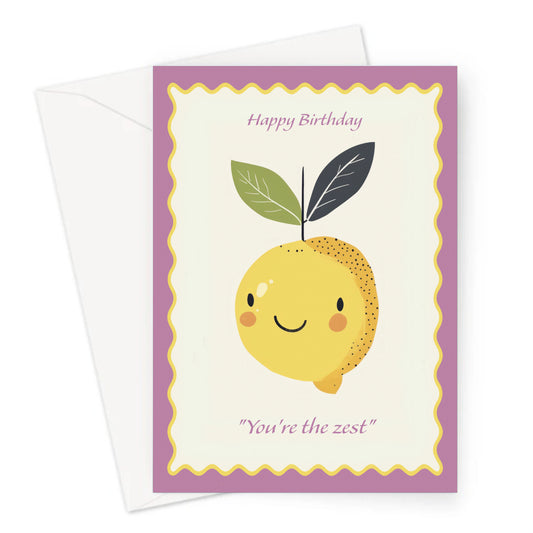 Zesty Birthday Card