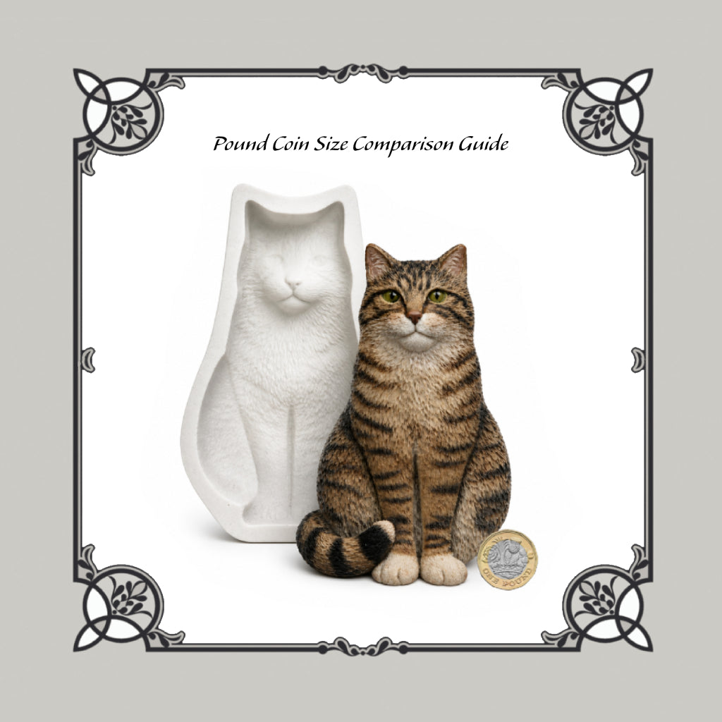 Large Cat Silicone Mould - Food Safe