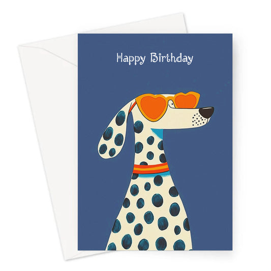 Cool Dog Birthday Card