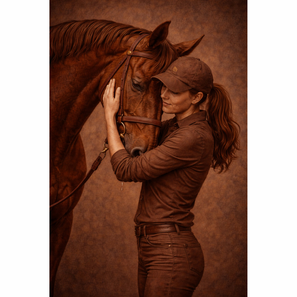 Horse And Groom, Digital Art