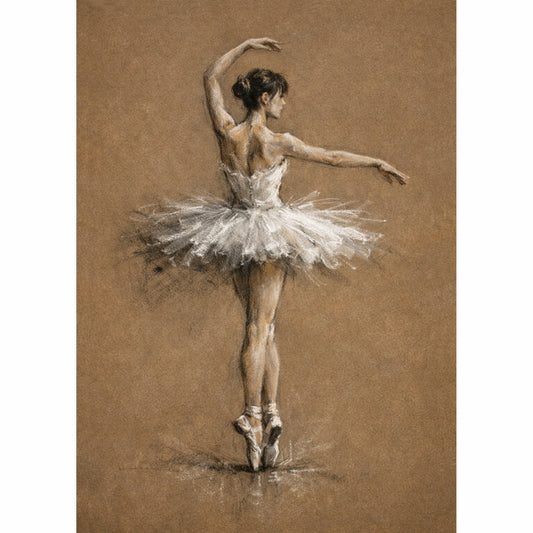 Ballet Dancer Set, Digital Art