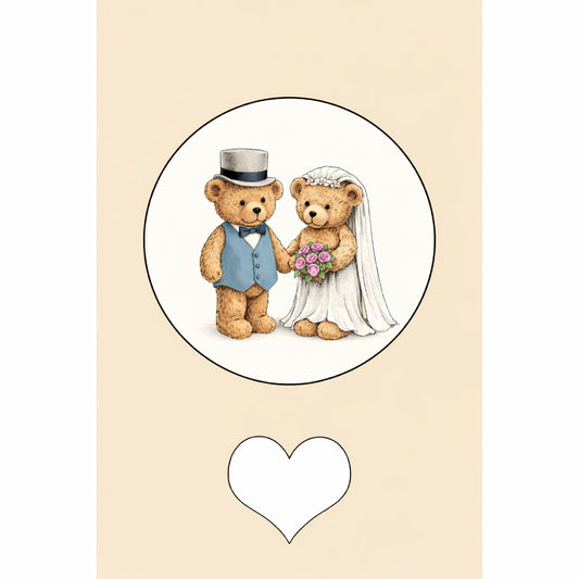 Wedding Teds Set, Digital Art