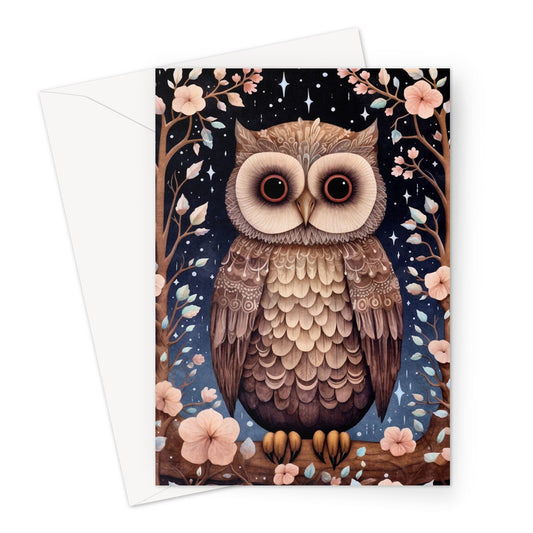 Brown Owl Greeting Card