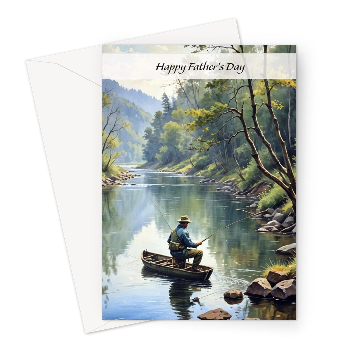 Fishing Father's Day Greeting Card