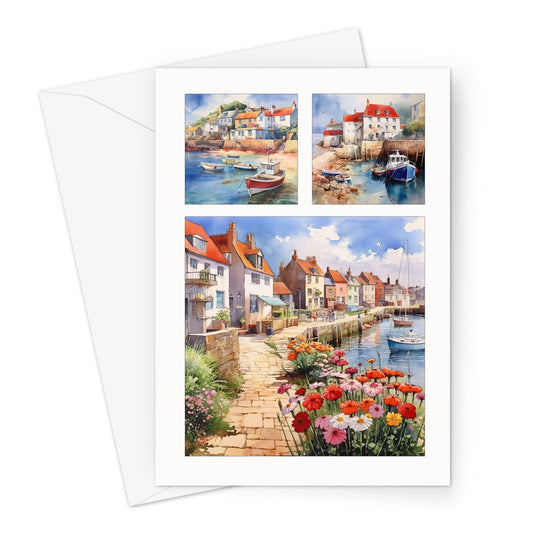 Trio At The Seaside Greeting Card