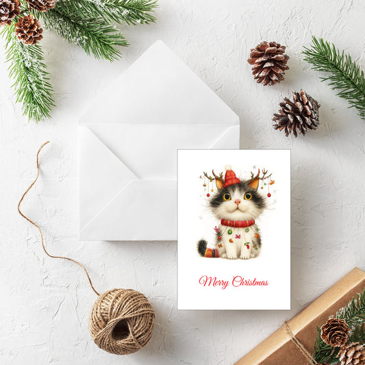 Kitten Christmas - Pack of 20 Personalised