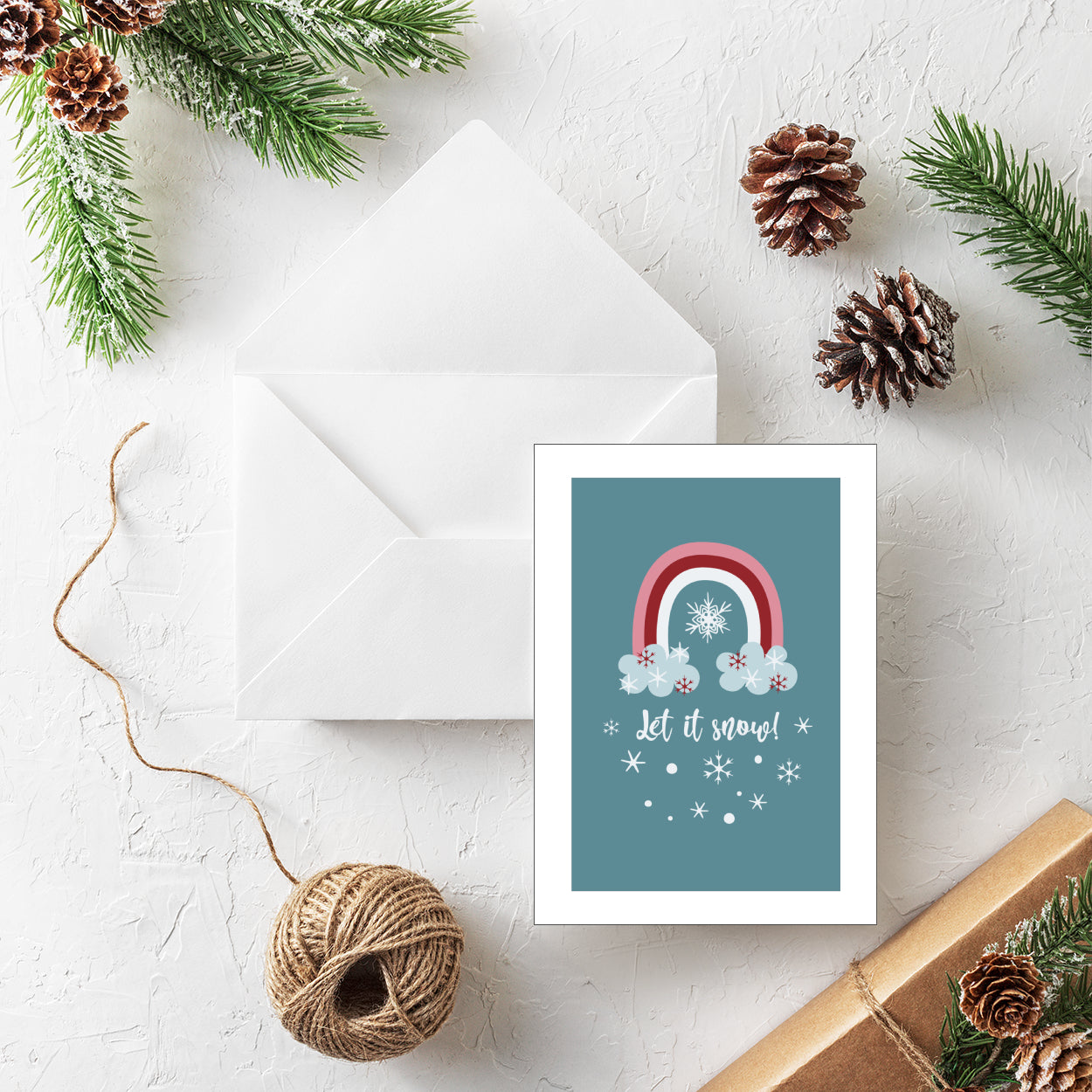 Let It Snow - Pack of 20 Personalised