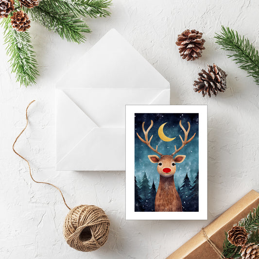Rudolf Moon - Pack of 20 Personalised