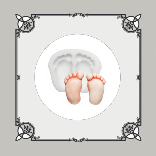 Baby Feet Silicone Mould - Food Safe