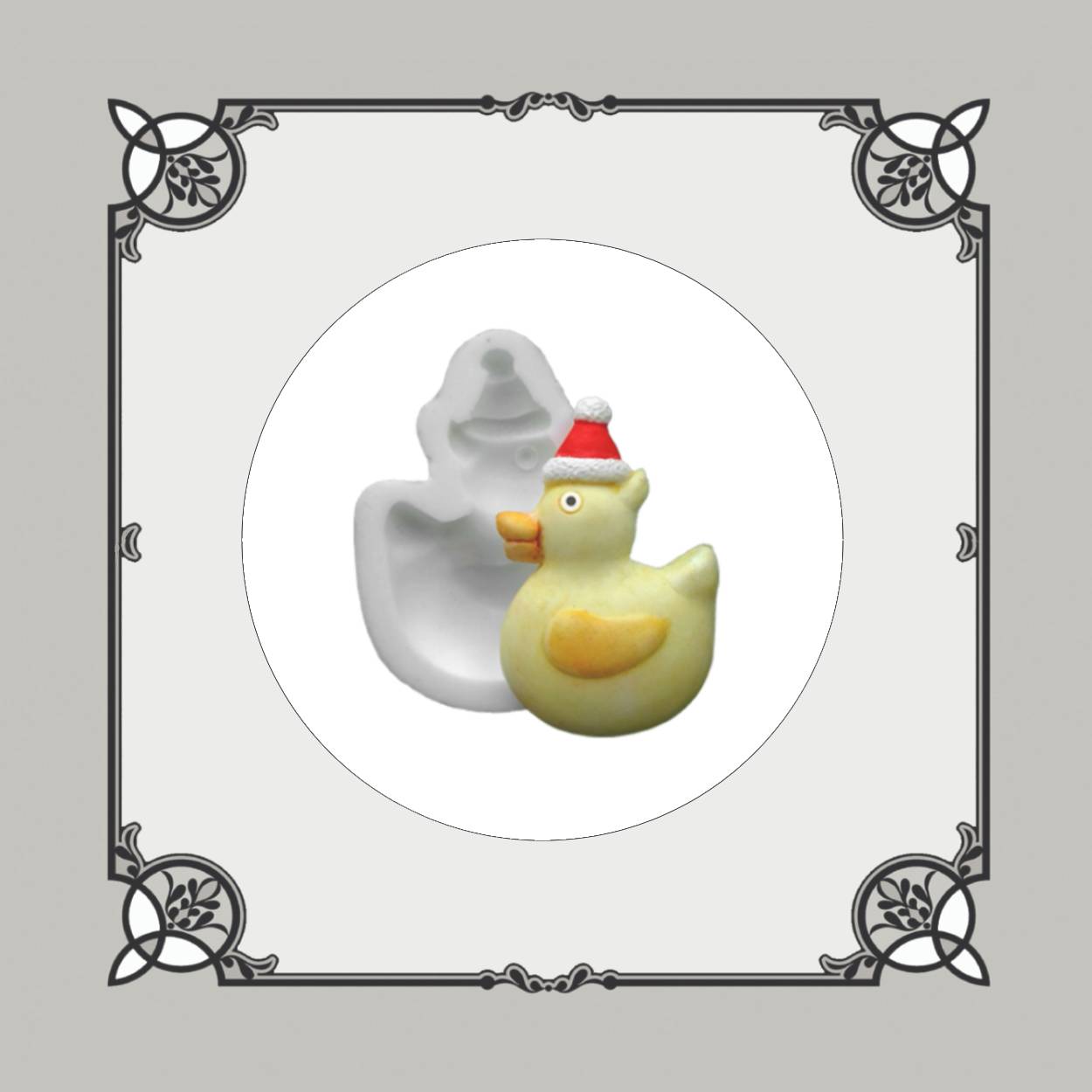 Christmas Duck Silicone Mould - Food Safe