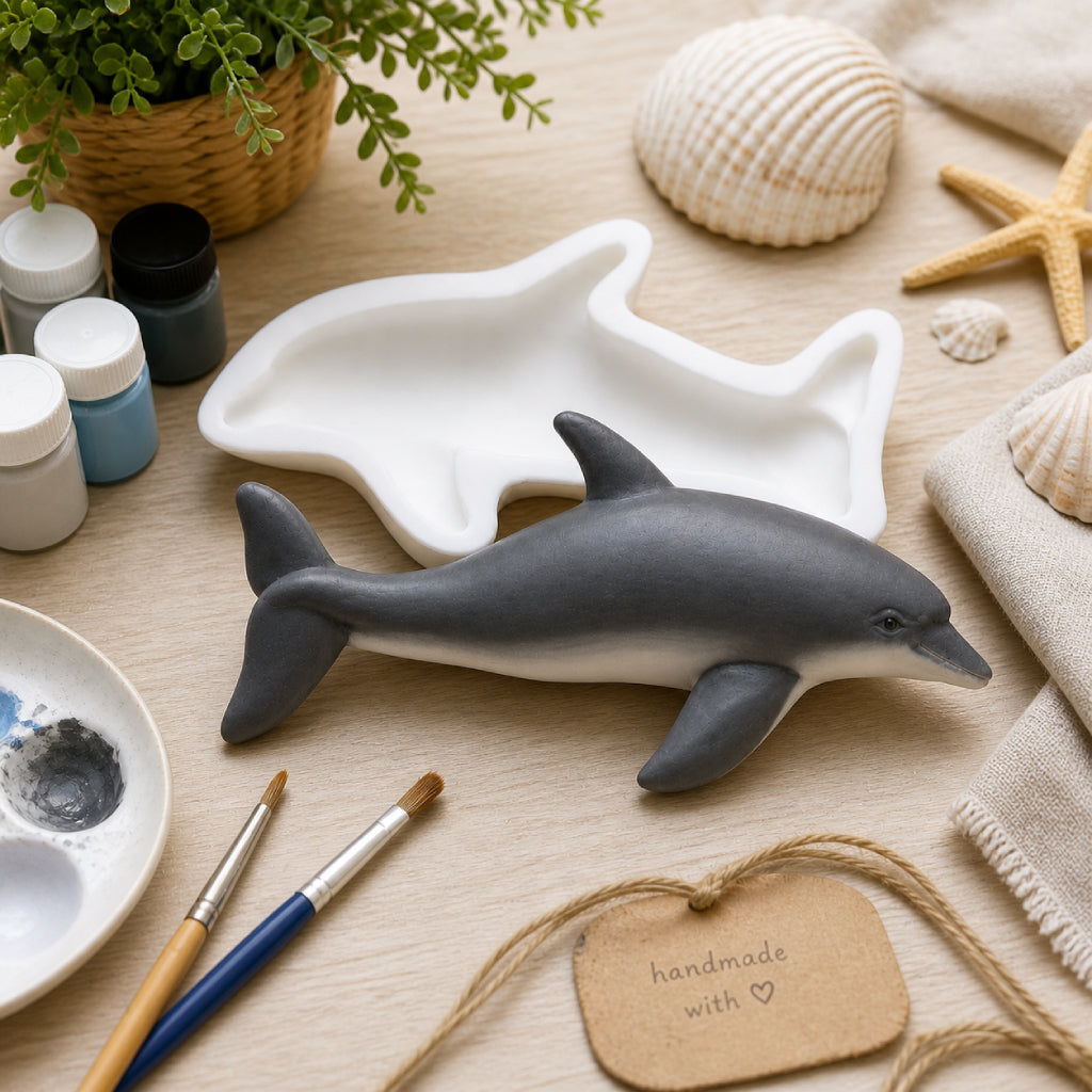 Dolphin Silicone Mould - Food Safe