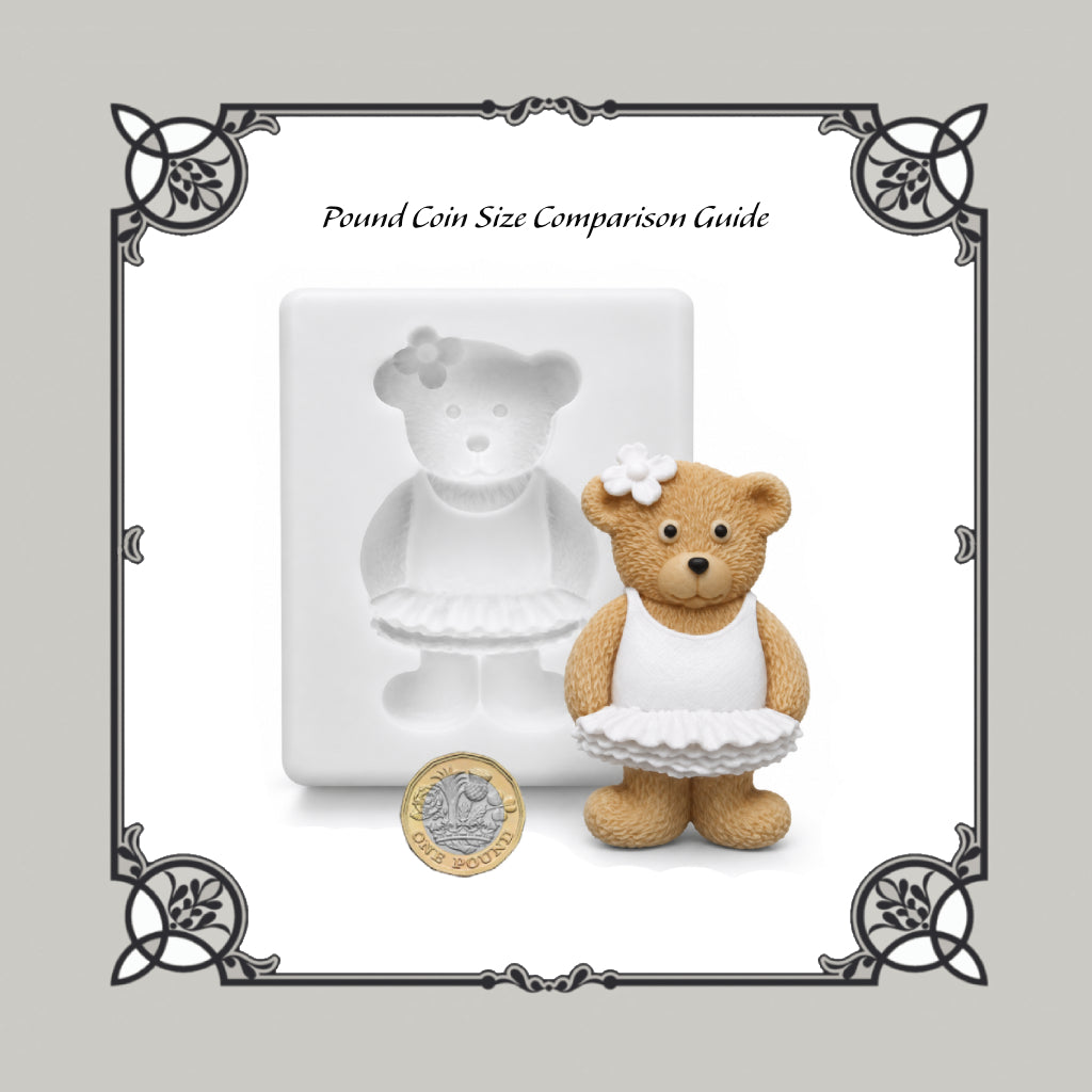 Ted Ballet Dancer Silicone Mould - Food Safe