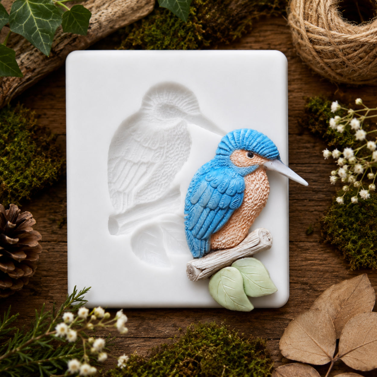 Kingfisher Silicone Mould - Food Safe