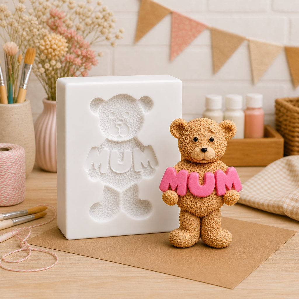 Mum & Dad Bear Silicone Moulds - Food Safe