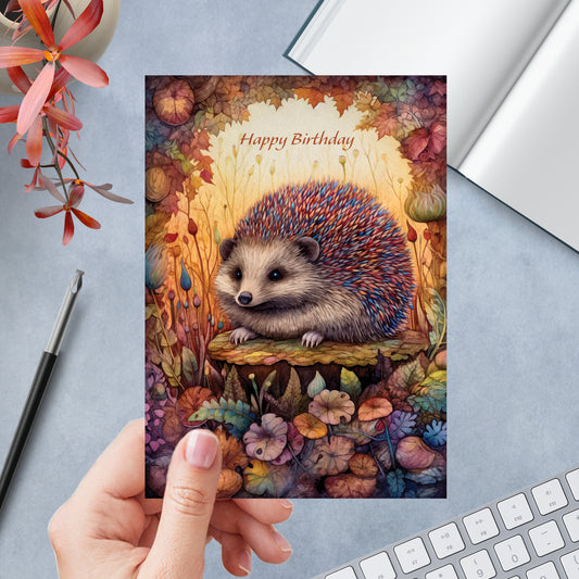 Hedgehog Greeting Card