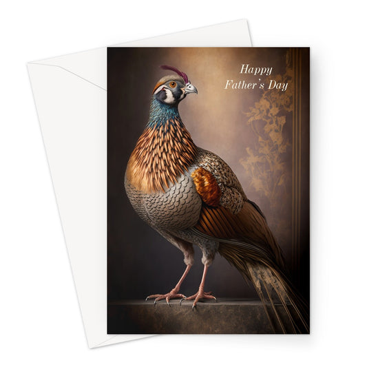 Pheasant Father's Day Greeting Card