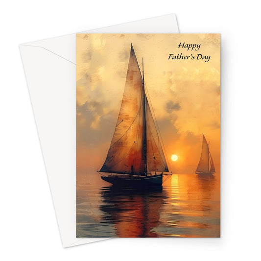Sailing Boats Father's Day Greeting Card