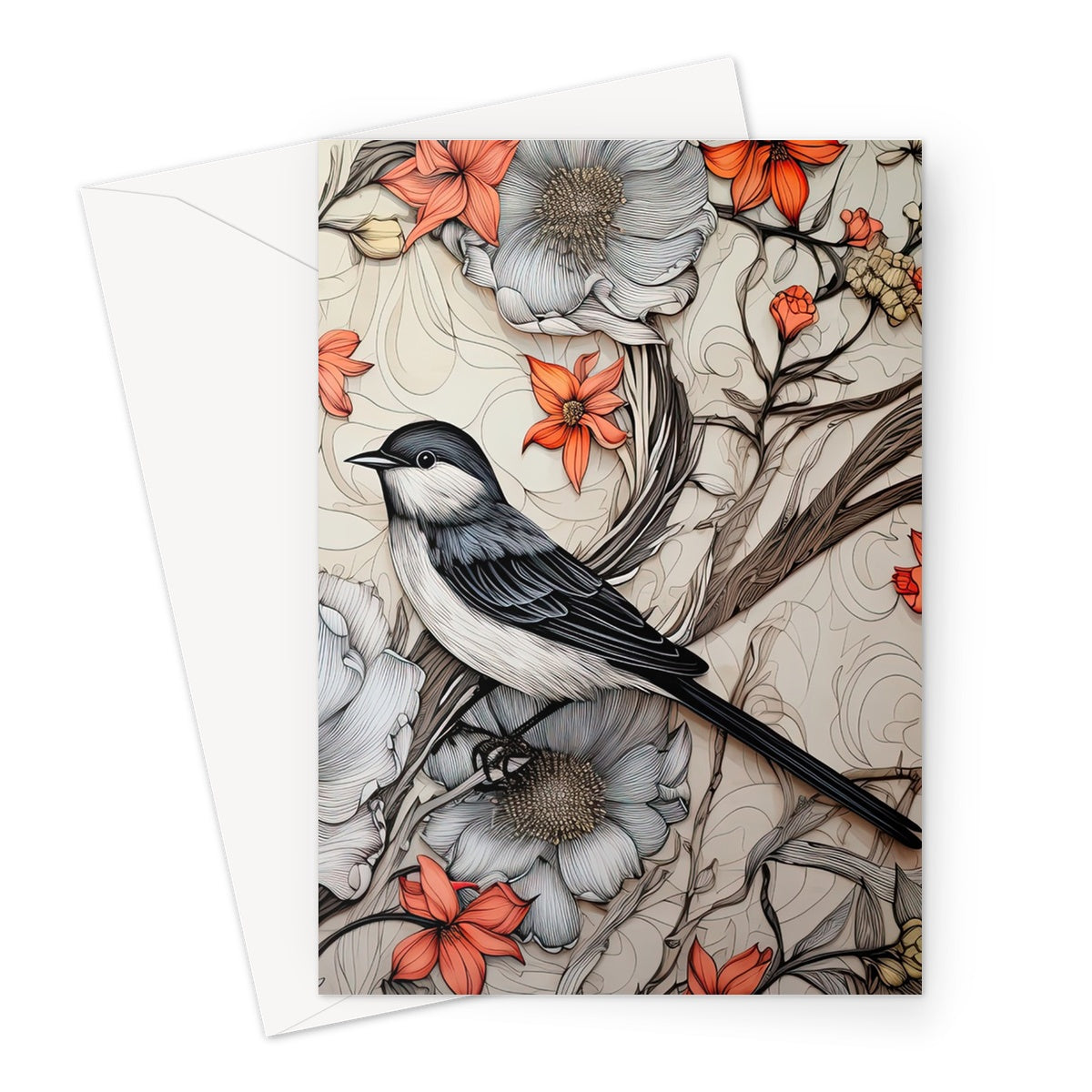 Sweet Little Bird Greeting Card