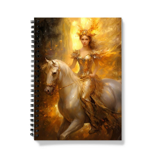 Lady And Horse Notebook