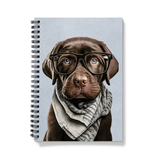 Hipster Dog Notebook