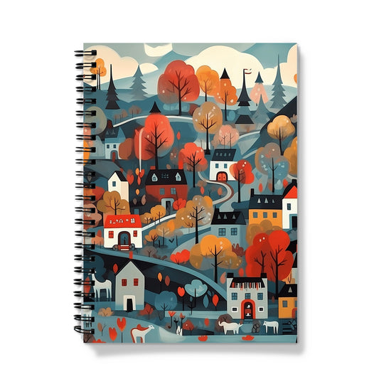 Spring Scandi Village Notebook