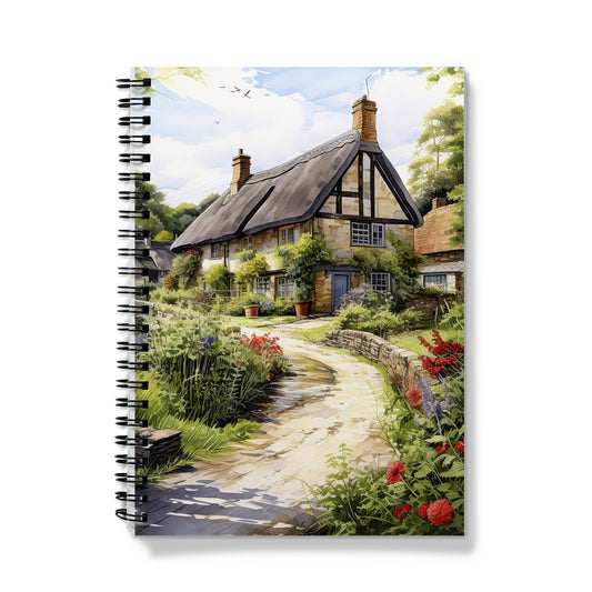 Summer Country Cottage Notebook
