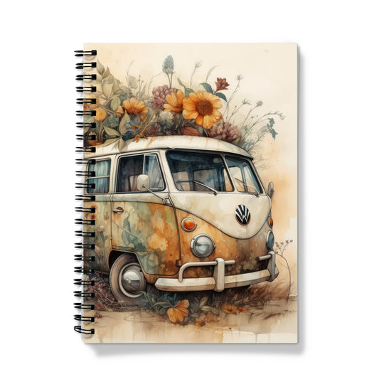 Old Classic Camper Notebook