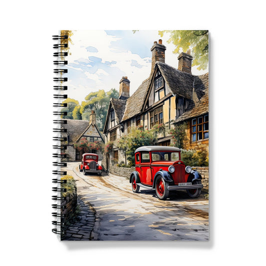 Vintage Country Village Notebook