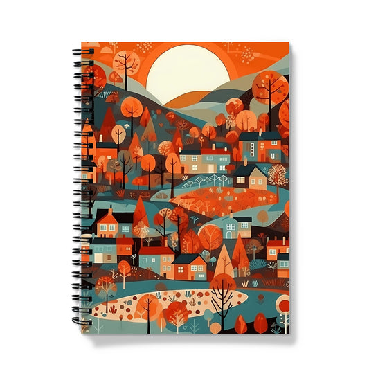 Summer Scandi Village Notebook