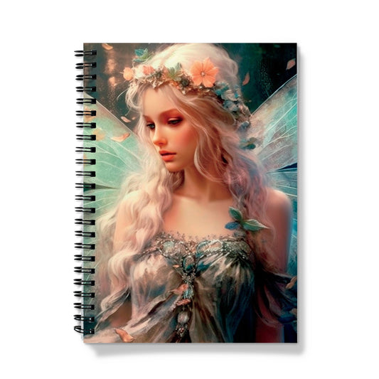 Sky Blue Fairy Wings Notebook
