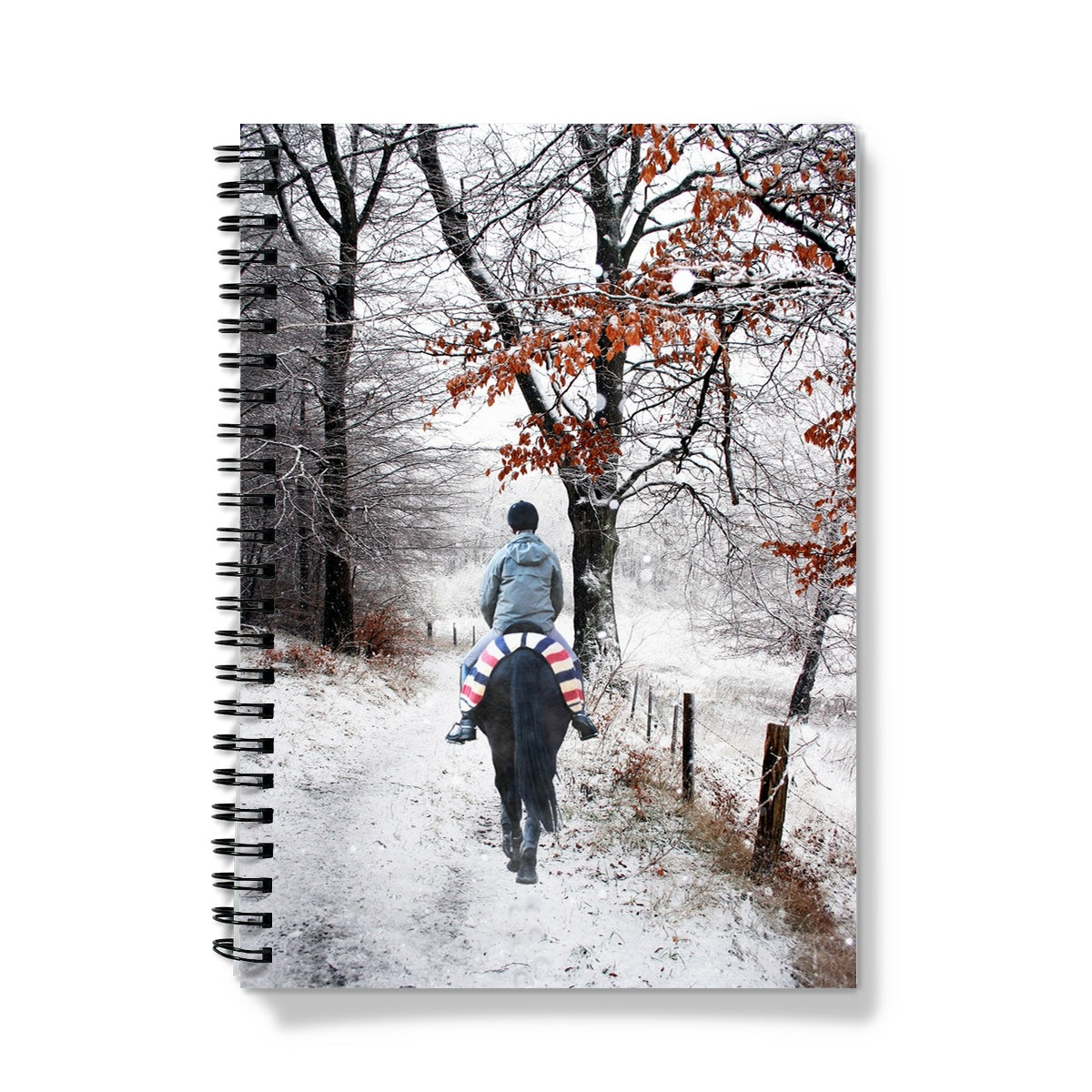 Frosty Horse Ride Notebook