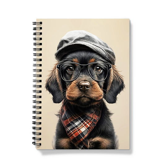 Cute Hipster Dog Notebook