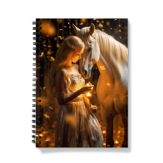 Girl And Horse Notebook