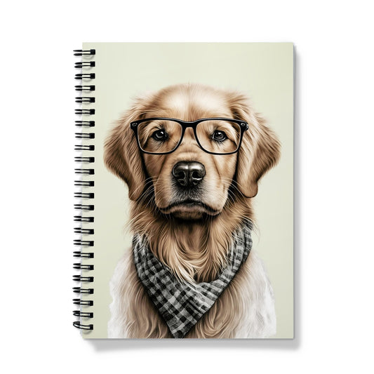 Fun Hipster Dog Notebook