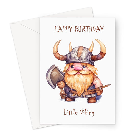 Viking Birthday Greeting Card