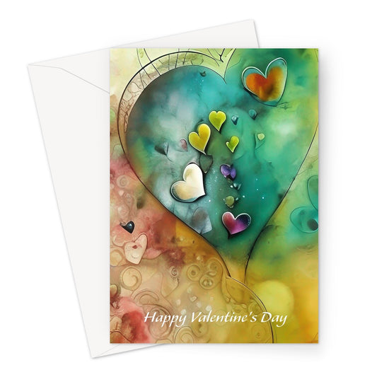 Hearts Valentine Greeting Card
