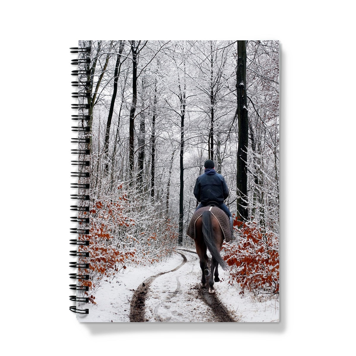Snow Horse Ride Notebook